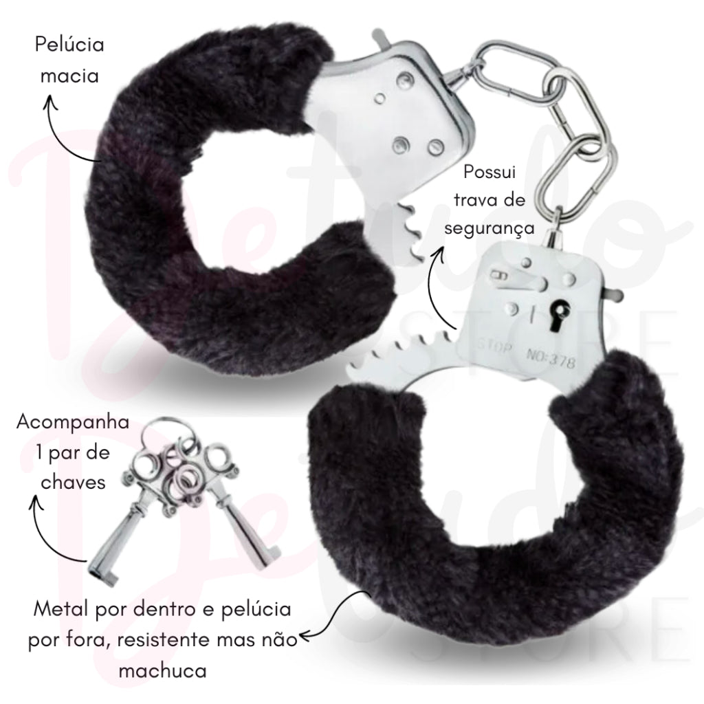 Kit 8 Itens Com Vibrador Feminino, Plug Anal, Masturbador Masculino, Anel Peniano, Algema