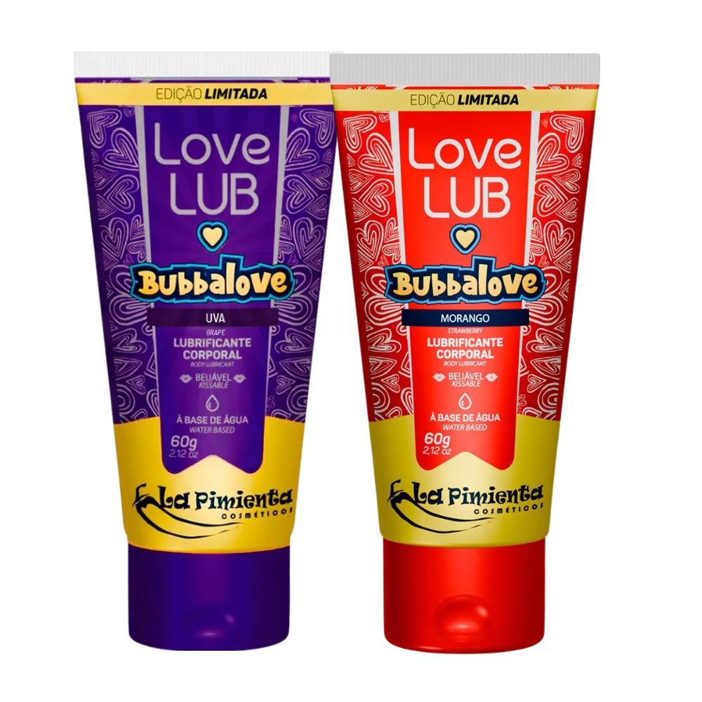 Kit Lubrificante Bubbalove Beijável