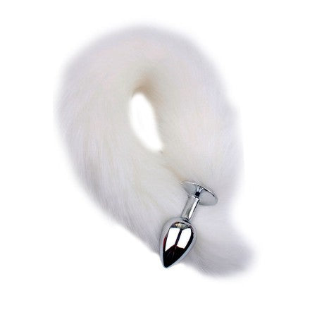 Plug Anal P de Aço com Caudas de Raposa