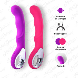 Estimulador Ponto G com Alça Metalizada