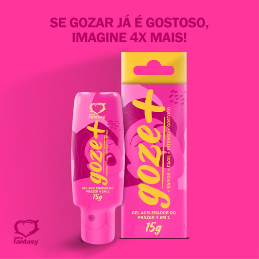 Gel Lubrificante Feminino Goze + Acelerador do Prazer 4 em 1